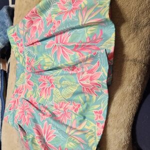 Tommy Bahama Floral Skirt - Pink and Green